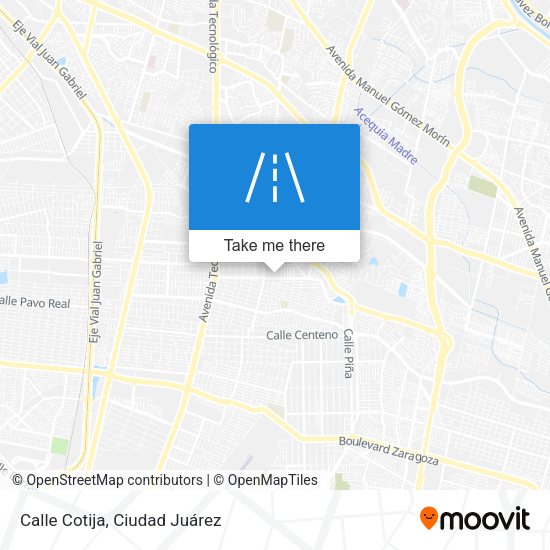 Mapa de Calle Cotija