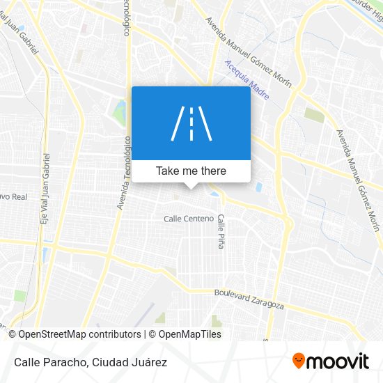 Calle Paracho map