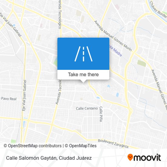 Calle Salomón Gaytán map