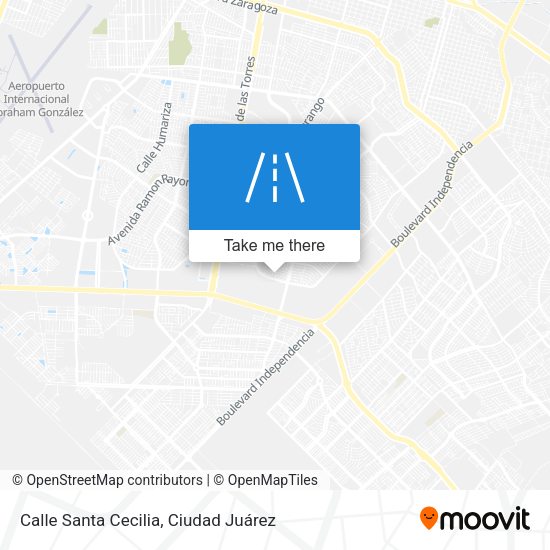 Calle Santa Cecilia map