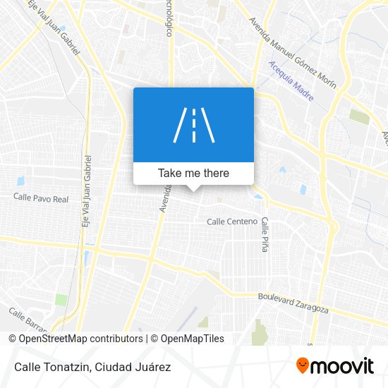 Mapa de Calle Tonatzin