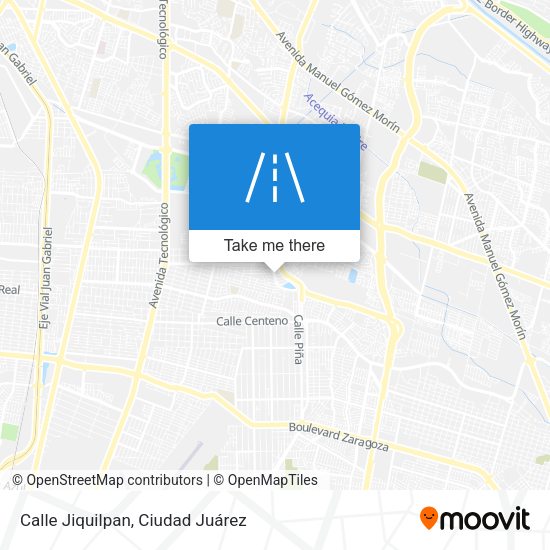 Calle Jiquilpan map