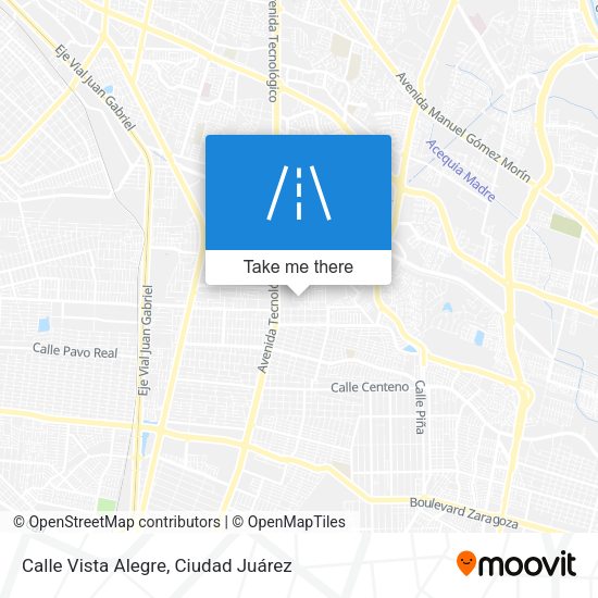 Calle Vista Alegre map