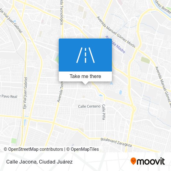 Calle Jacona map