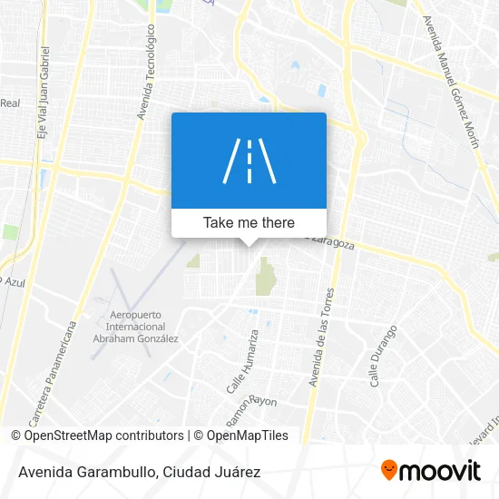 Mapa de Avenida Garambullo