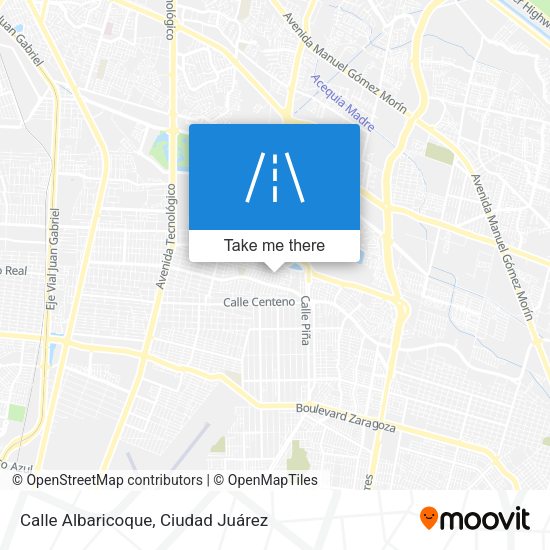 Calle Albaricoque map
