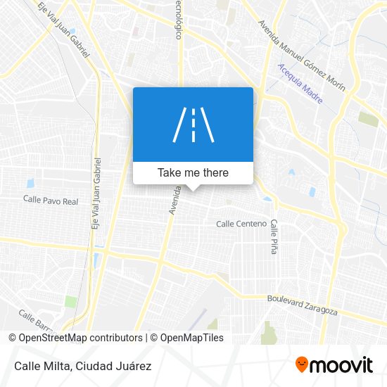 Calle Milta map