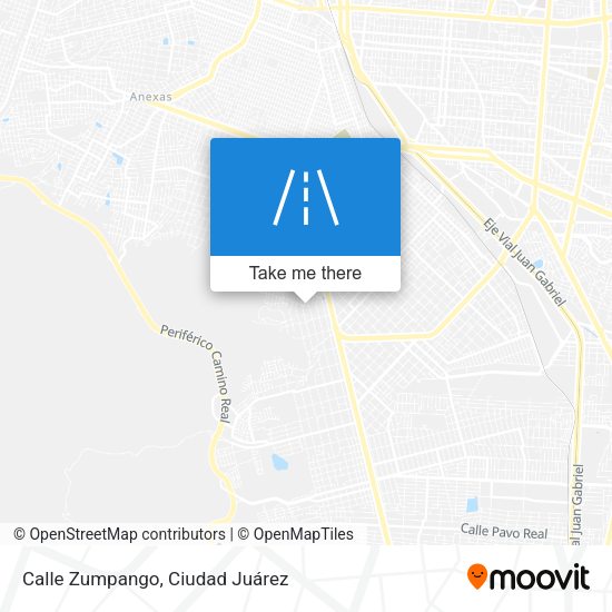 Calle Zumpango map