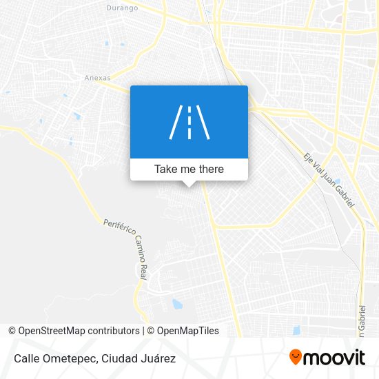 Calle Ometepec map