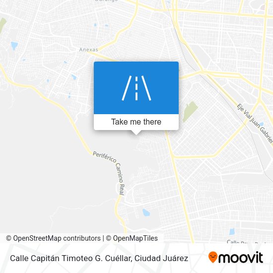 Calle Capitán Timoteo G. Cuéllar map