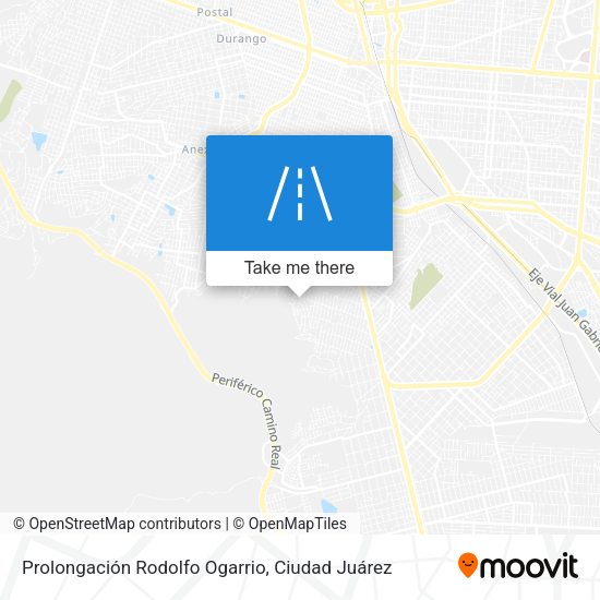 Prolongación Rodolfo Ogarrio map