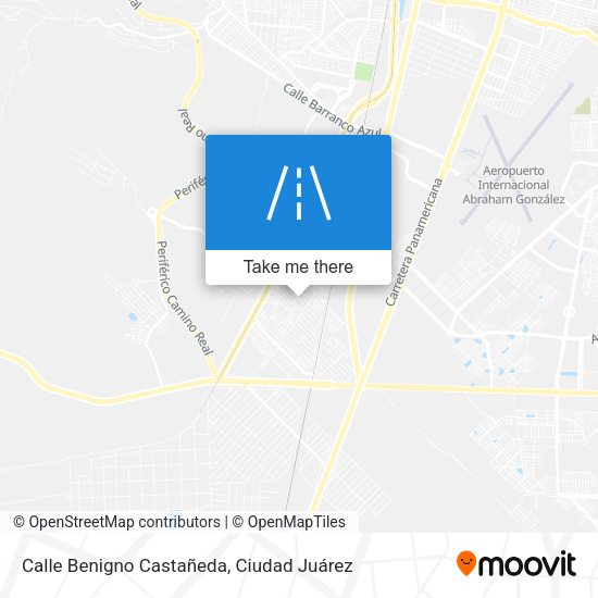 Mapa de Calle Benigno Castañeda