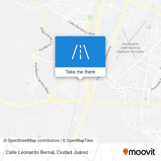 Mapa de Calle Leonardo Bernal