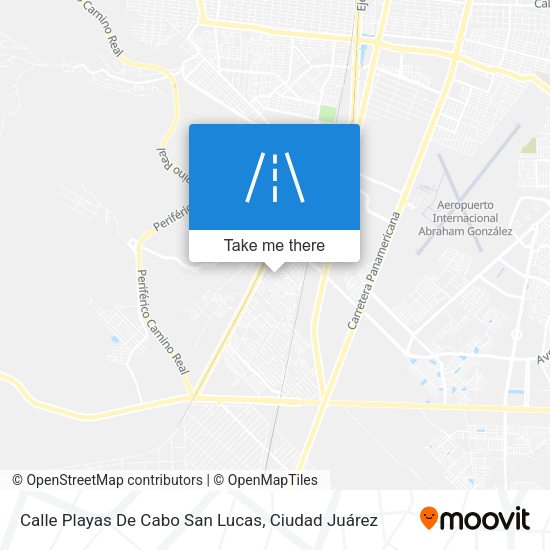 Mapa de Calle Playas De Cabo San Lucas