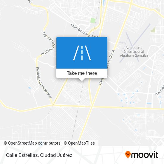Mapa de Calle Estrellas