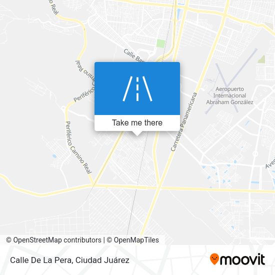Mapa de Calle De La Pera