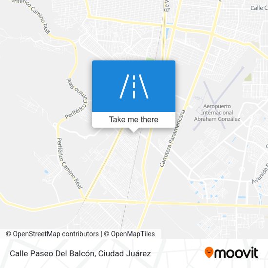 Mapa de Calle Paseo Del Balcón