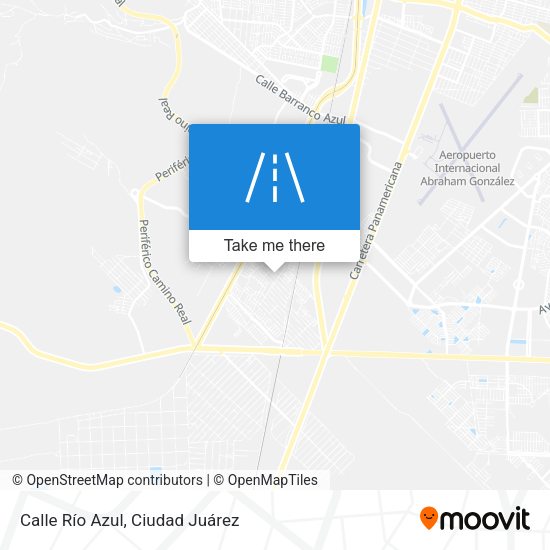 Mapa de Calle Río Azul