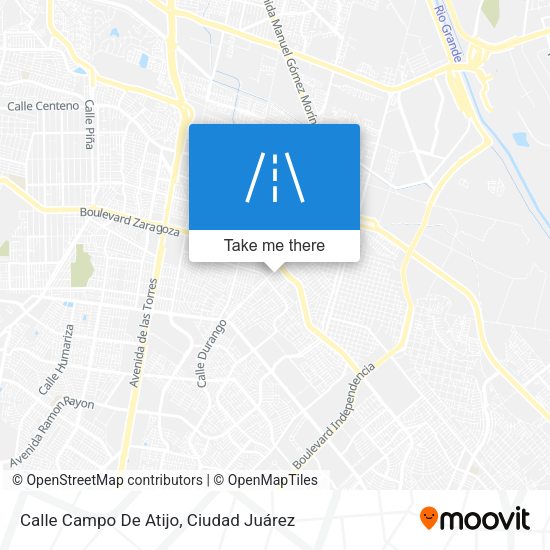 Mapa de Calle Campo De Atijo