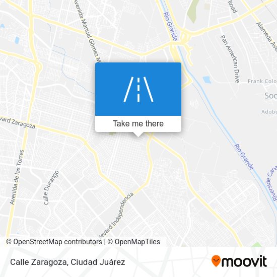 Calle Zaragoza map