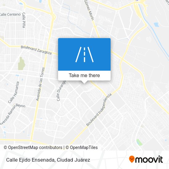 Calle Ejido Ensenada map