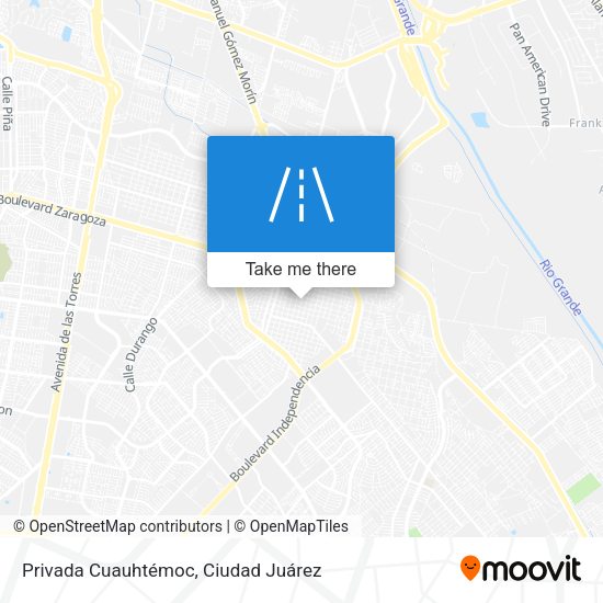 Privada Cuauhtémoc map