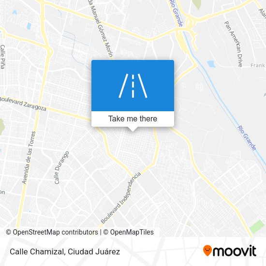 Calle Chamizal map