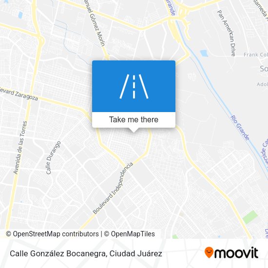 Mapa de Calle González Bocanegra