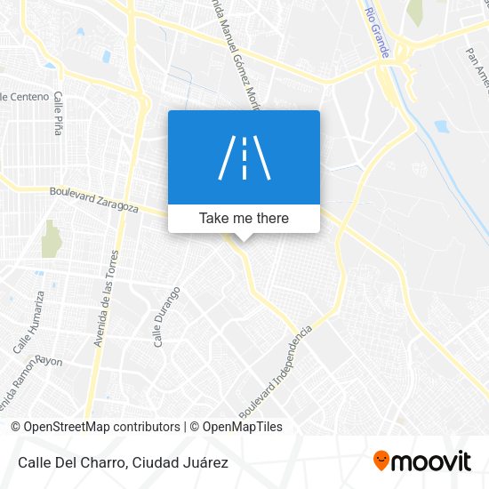 Calle Del Charro map