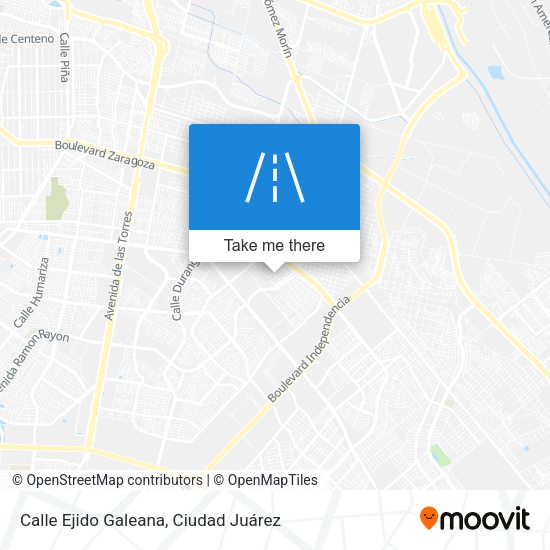 Calle Ejido Galeana map