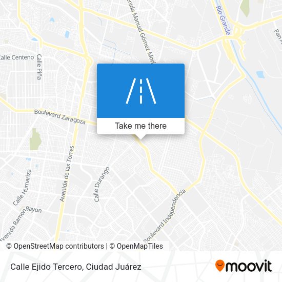 Mapa de Calle Ejido Tercero