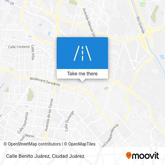 Mapa de Calle Benito Juárez