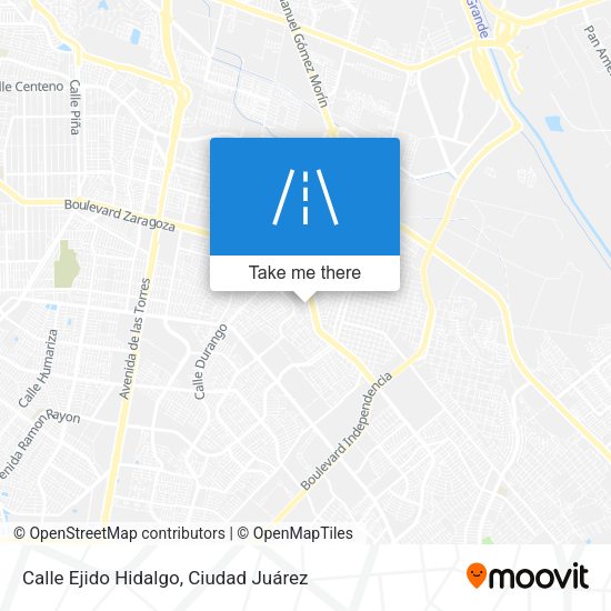 Calle Ejido Hidalgo map