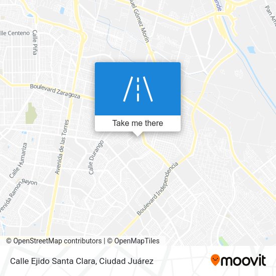 Calle Ejido Santa Clara map