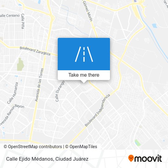 Calle Ejido Médanos map