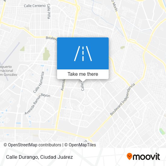 Mapa de Calle Durango