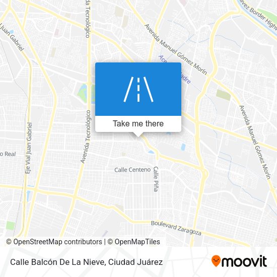 Calle Balcón De La Nieve map