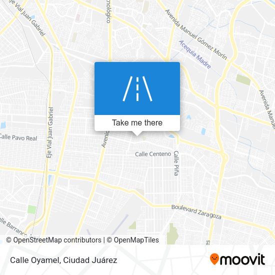 Calle Oyamel map