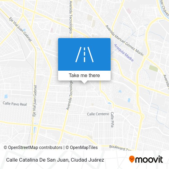 Calle Catalina De San Juan map
