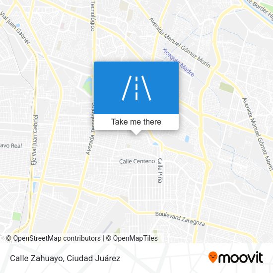 Calle Zahuayo map