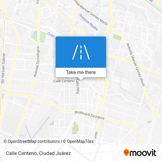 Calle Centeno map