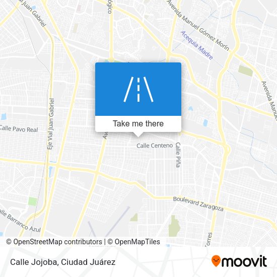 Mapa de Calle Jojoba