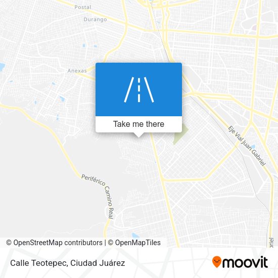 Calle Teotepec map