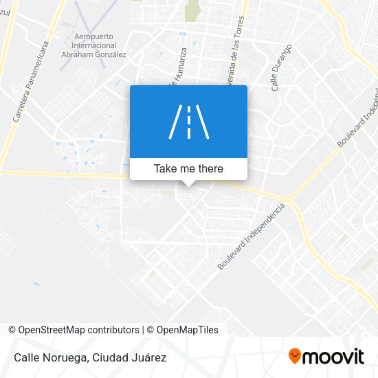 Mapa de Calle Noruega