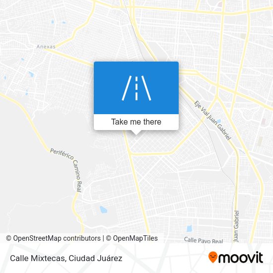 Calle Mixtecas map