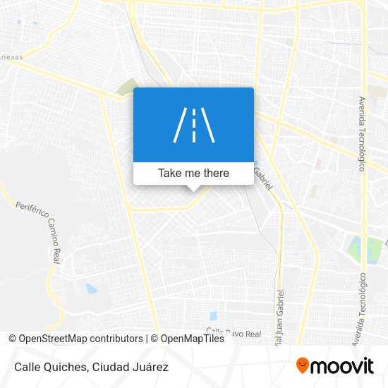 Calle Quiches map
