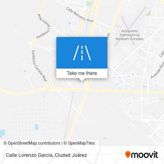 Mapa de Calle Lorenzo García
