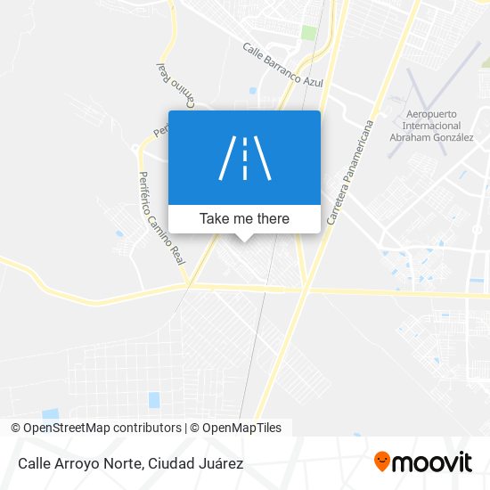 Mapa de Calle Arroyo Norte