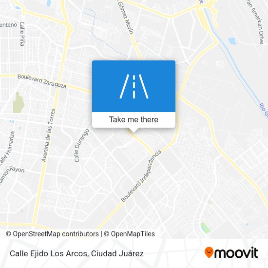 Mapa de Calle Ejido Los Arcos