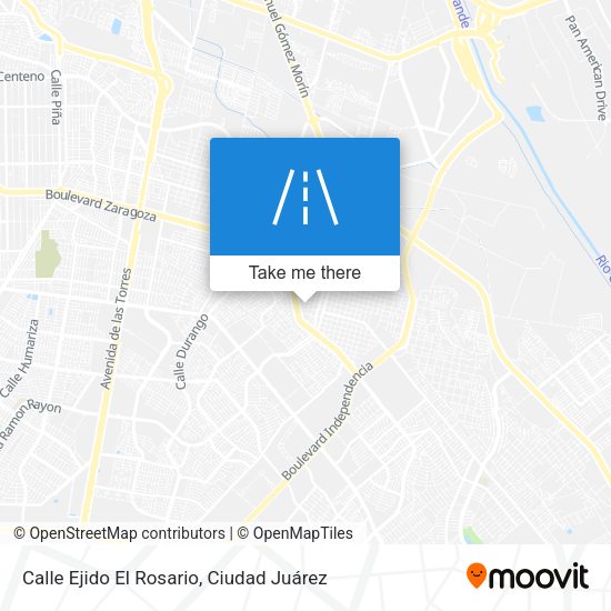 Calle Ejido El Rosario map